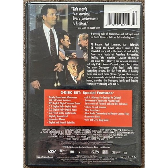 Glengarry Glen Ross (DVD, 2-Disc Special Edition) - Picture 2 of 7